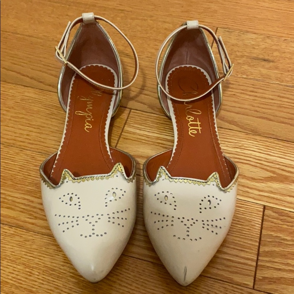 Charlotte Olympia Kitty Flats - Size 36.5